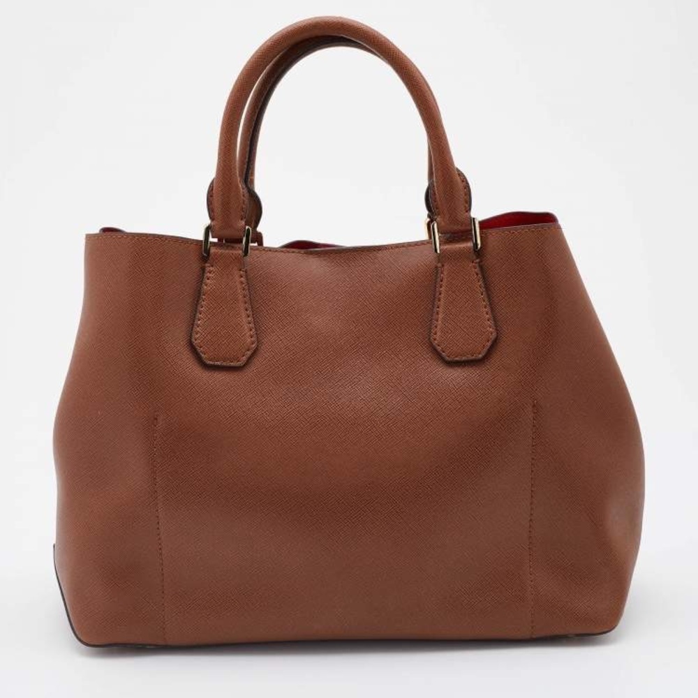 NWOT | MICHEAL KORS  Greenwich Medium Saffiano grab bag Luggage/watermelon red. - Picture 4 of 14